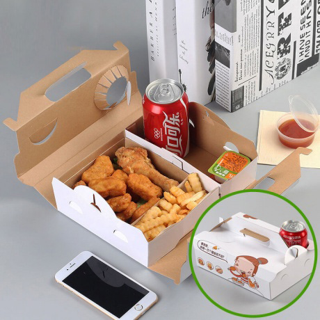 China Customized Fast Food Packaging Take Out Disposable Box